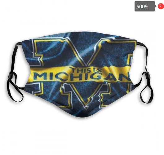 NCAA Michigan Wolverines #6 Dust mask with filter